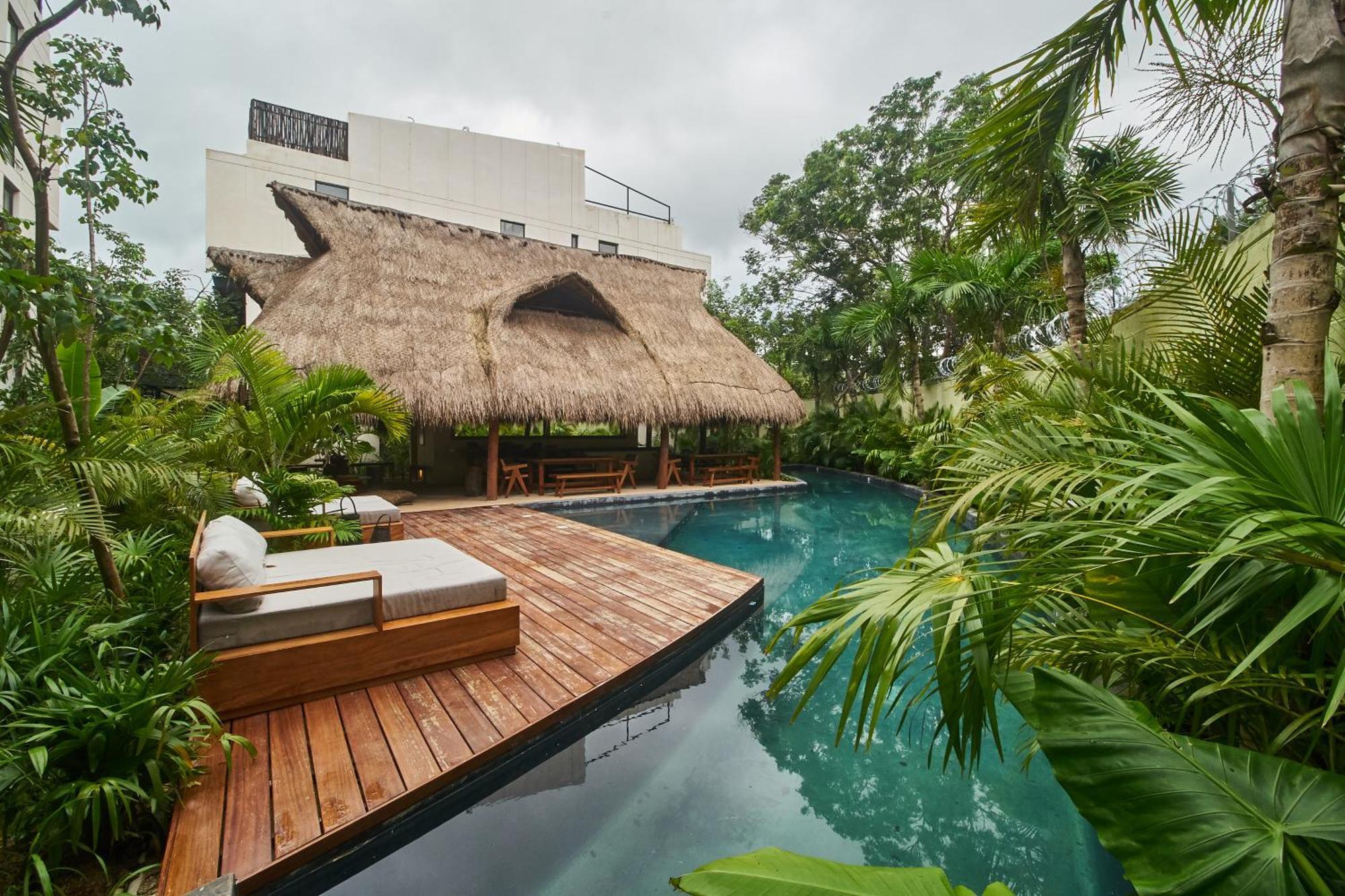 Dhalia - Private Roof With Pool & Beach Club Access Тулум Екстериор снимка